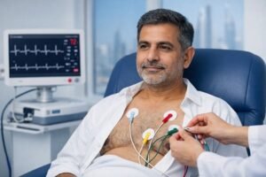 Advanced heart check-up consultation at Cardiac Longevity Clinic Dubai for early detection and preventive cardiac care